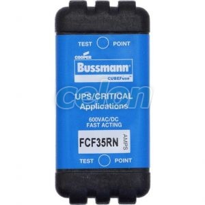 Fuse Link Cubefuse (Ul Standard), 600V Ac / 300V Dc, 35A (Non Indication) FCF35RN-Eaton, Egyéb termékek, Eaton, Olvadóbiztosítékok, Eaton