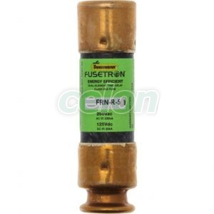 Fuse Link Fusetron (Ul Standard), Rk5 (Delayed), 250V Ac / 125V Dc, 5.0A, D=14.3, L=50.8Mm FRN-R-5-Eaton, Alte Produse, Eaton, Siguranțe fuzibile, Eaton