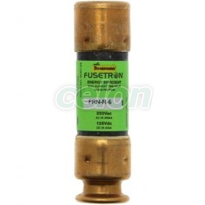 Fuse Link Fusetron (Ul Standard), Rk5 (Delayed), 250V Ac / 125V Dc, 6.0A, D=14.3, L=50.8Mm FRN-R-6-Eaton, Alte Produse, Eaton, Siguranțe fuzibile, Eaton