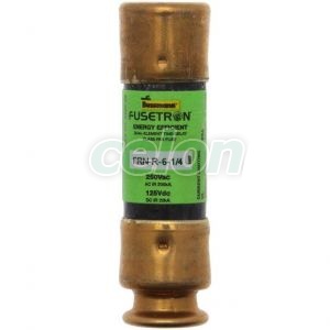 Fuse Link Fusetron (Ul Standard), Rk5 (Delayed), 250V Ac / 125V Dc, 6.25A, D=14.3, L=50.8Mm FRN-R-6-1-4-Eaton, Alte Produse, Eaton, Siguranțe fuzibile, Eaton