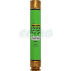 Fuse Link Fusetron (Ul Standard), Rk5 (Delayed), 600V Ac / 300V Dc, 0.25A, D=20.6, L=127.0Mm FRS-R-1-4-Eaton, Alte Produse, Eaton, Siguranțe fuzibile, Eaton