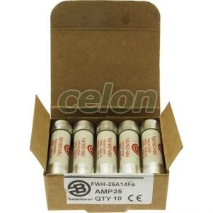 High Speed Ferule Fuse Link, Us Version, 14X51Mm, 500V Ac, 25A FWH-25A14F-Eaton, Egyéb termékek, Eaton, Olvadóbiztosítékok, Eaton