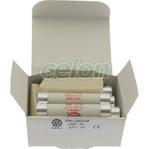 High Speed Ferule Fuse Link, Us Version, 14X67Mm, 1000V Ac / 800V Dc, 30A FWJ-30A14F-Eaton, Egyéb termékek, Eaton, Olvadóbiztosítékok, Eaton