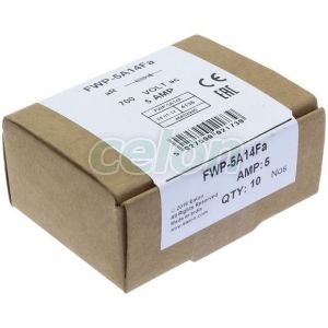 High Speed Ferule Fuse Link, Us Version, 14X51Mm, 700V Ac, 2.5A FWP-2-5A14F-Eaton, Alte Produse, Eaton, Siguranțe fuzibile, Eaton