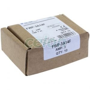 High Speed Ferule Fuse Link, Us Version, 14X51Mm, 700V Ac, 3A FWP-3A14F-Eaton, Alte Produse, Eaton, Siguranțe fuzibile, Eaton