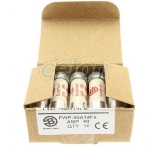 High Speed Ferule Fuse Link, Us Version, 14X51Mm, 700V Ac / 800V Dc, 40A FWP-40A14F-Eaton, Alte Produse, Eaton, Siguranțe fuzibile, Eaton