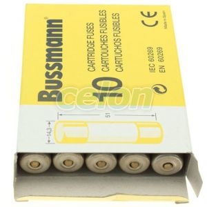 Cylindrical Fuse Gg 690V Ac 2A C14(14,3X51Mm) Striker C14G2S-Eaton, Egyéb termékek, Eaton, Olvadóbiztosítékok, Eaton