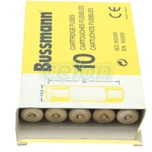 Cylindrical Fuse Gg 690V Ac 4A C14(14,3X51Mm) Striker C14G6S-Eaton, Alte Produse, Eaton, Siguranțe fuzibile, Eaton