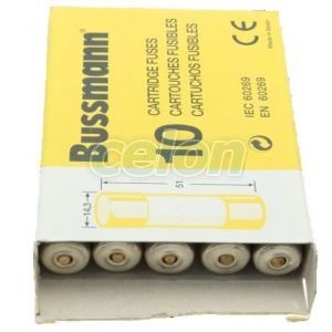 Cylindrical Fuse Gg 500V Ac 40A C14(14,3X51Mm) Striker C14G40S-Eaton, Egyéb termékek, Eaton, Olvadóbiztosítékok, Eaton