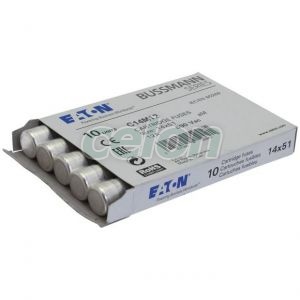 Cylindrical Fuse Am 500V Ac 12A C14(14,3X51Mm) Striker C14M12S-Eaton, Alte Produse, Eaton, Siguranțe fuzibile, Eaton