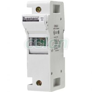 Modular Fuse Holder With Indicator, Class J, 600V Ac / 600V Dc, 30A, 1-Pole CH30J1I-Eaton, Egyéb termékek, Eaton, Olvadóbiztosítékok, Eaton