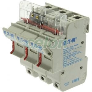 Disconnector With Microswitch, 3-Pole, 690V Ac / 50A, C14 (14X51Mm) CH143DMSU-F-Eaton, Alte Produse, Eaton, Siguranțe fuzibile, Eaton