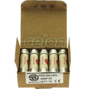 High Speed Ferule Fuse Link, Us Version, 14X51Mm, 250V Ac / 250V Dc, 50A FWX-50A14F-Eaton, Alte Produse, Eaton, Siguranțe fuzibile, Eaton