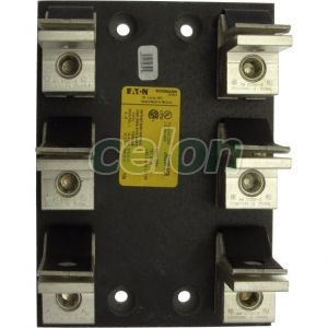 Fuse Block (Ul Standard), Ferule Fuses 14X51, Box Terminals, 700V Ac/Dc, 32A, 3-Pole J70032-3CR-Eaton, Egyéb termékek, Eaton, Olvadóbiztosítékok, Eaton