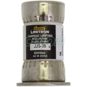 Fuse Link T-Tron (Ul Standard), Class T (Fast Acting), 600V Ac, 35A JJS-35-Eaton, Alte Produse, Eaton, Siguranțe fuzibile, Eaton