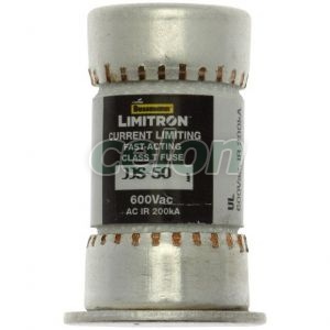 Fuse Link T-Tron (Ul Standard), Class T (Fast Acting), 600V Ac, 50A JJS-50-Eaton, Egyéb termékek, Eaton, Olvadóbiztosítékok, Eaton