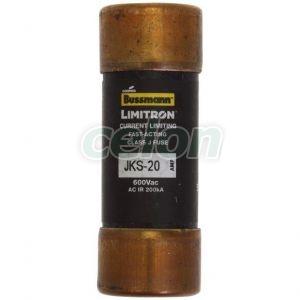 Fuse Link Limitron (Ul Standard), Class J (Fast Acting), 600V Ac, 20A JKS-20-Eaton, Alte Produse, Eaton, Siguranțe fuzibile, Eaton