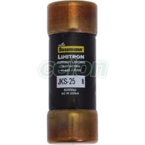 Fuse Link Limitron (Ul Standard), Class J (Fast Acting), 600V Ac, 25A JKS-25-Eaton, Egyéb termékek, Eaton, Olvadóbiztosítékok, Eaton