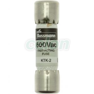 Fuse Link (Ul Standard), Class Supplemental (Fast Acting), 600V Ac, 2A KTK-2-Eaton, Alte Produse, Eaton, Siguranțe fuzibile, Eaton