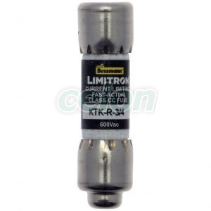 Fuse Link (Ul Standard), Class Supplemental (Fast Acting), 600V Ac, 0.75A KTK-3-4-Eaton, Alte Produse, Eaton, Siguranțe fuzibile, Eaton