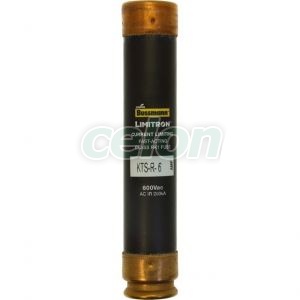 Fuse Link Limitron (Ul Standard), Class Rk1 (Fast Acting), 600V Ac, 6A KTS-R-6-Eaton, Alte Produse, Eaton, Siguranțe fuzibile, Eaton