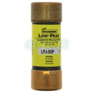 Fuse Link Lowpeak (Ul Standard), Class J (Time Delay), 600V Ac / 300V Dc, 5A LPJ-5SP-Eaton, Alte Produse, Eaton, Siguranțe fuzibile, Eaton