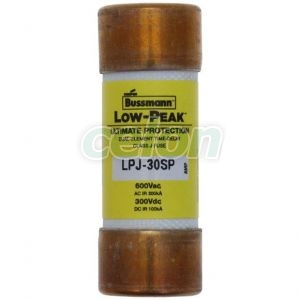 Fuse Link Lowpeak (Ul Standard), Class J (Time Delay), 600V Ac / 300V Dc, 30A LPJ-30SP-Eaton, Alte Produse, Eaton, Siguranțe fuzibile, Eaton