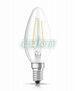 Bec Led Forma Lumanare 4.5W PARATHOM LED Retrofit - Glass Classic B E14 Dimabil 2700k Osram, Surse de Lumina, Lampi si tuburi cu LED, Becuri LED forma lumanare, Osram