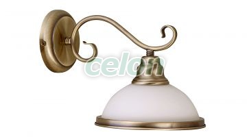 Fali lámpa 20cm bronz/fehér Elisett 2751 Rábalux, Világítástechnika, Beltéri világítás, Fali lámpák, Rabalux