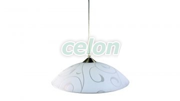 Pendul HARMONY LUX 1x60 W Alb, Crom 3856  Rabalux, Corpuri de Iluminat, Iluminat de interior, Lustre si Pendule, Rabalux