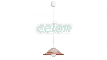 Pendul ALABASTRO 1x60 W Alb, Tabac 3955  Rabalux, Corpuri de Iluminat, Iluminat de interior, Lustre si Pendule, Rabalux