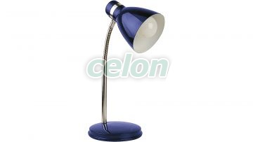 Asztali lámpa h32cm metal kék Patric 4207 Rábalux, Világítástechnika, Beltéri világítás, Íróasztali lámpák, Rabalux