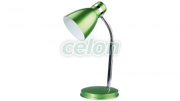 Asztali lámpa h32cm metal zöld Patric 4208 Rábalux, Világítástechnika, Beltéri világítás, Íróasztali lámpák, Rabalux