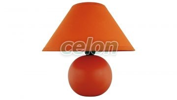 Asztali lámpa h21cm matt narancs Ariel 4904 Rábalux, Világítástechnika, Beltéri világítás, Asztali és olvasó lámpák, Rabalux