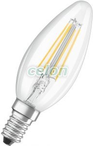 Bec Led Forma Lumanare LED VALUE CLASSIC B 4W 470lm E14 B35 Nedimabil 2700k Alb Cald Osram, Surse de Lumina, Lampi si tuburi cu LED, Becuri LED forma lumanare, Osram
