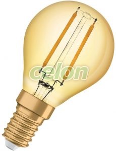 Bec Led Decorativ Vintage 1.50W Vintage 1906 LED E14 P45 Nedimabil 2400k Osram, Surse de Lumina, Lampi LED Vintage Edison, Osram