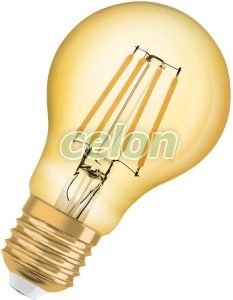 LED Vintage Dekor izzó 6.50W Vintage 1906 LED E27 A60 Nem Szabályozható 2400k Osram, Fényforrások, LED Vintage Edison dekor izzók, Osram