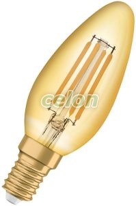 LED Vintage Dekor izzó 4.50W Vintage 1906 LED E14 B35 Nem Szabályozható 2500k Osram, Fényforrások, LED Vintage Edison dekor izzók, Osram