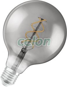 LED Vintage Dekor izzó 5W Vintage 1906 LED E27 G125 Nem Szabályozható 1800k Osram, Fényforrások, LED Vintage Edison dekor izzók, Osram