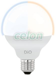 LED izzó SMART + Wifi E27 1x12W 2700-6500K 1055lm Meleg Fehér, Hideg fehér, Fényforrások, Intelligens Led izzók, Eglo