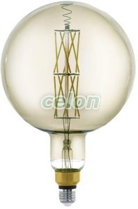 Bec Led Decorativ Vintage 1x8W 600lm E27 Dimabil 3000K, Surse de Lumina, Lampi LED Vintage Edison, Eglo