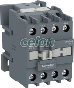 Easypact TVS mágneskapcsoló 38A 1NO 230VAC, Automatizálás és vezérlés, Védelmi relék és kontaktorok, Általános felhasználású kontaktor, Schneider Electric