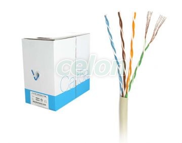 UTP Cat.5E Adat kábel Sodrott erezetű, Kábelek és vezetékek, Koaxiális és adatátviteli kábelek, Cabels