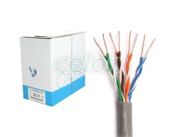 UTP Cat.5E Adat kábel, Kábelek és vezetékek, Koaxiális és adatátviteli kábelek, Cabels
