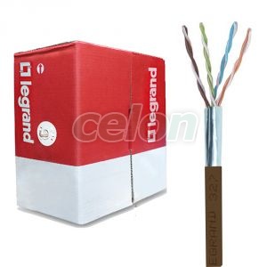Cablu de date Ftp Cat.5E 4P PVC 100Mhz 632717 - Legrand, Cabluri si conductori, Cabluri coaxiale si de transmitere de date, Legrand