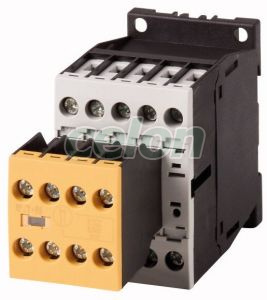 Safety contactor 12A/5,5kW AC-3, 2NO 3NC, Uc=24VDC, Egyéb termékek, Eaton, Kapcsolókészülékek, Eaton