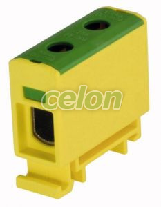 Terminal 1-pole 50mm², 160A Cu / 145A Al, yellow/green (PE), Egyéb termékek, Eaton, Automatizálási termékek, Eaton