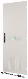 Section door, ventilated IP42, hinges right, HxW = 2000 x 650mm, grey, Alte Produse, Eaton, Tablouri de distribuție și accesorii, Eaton