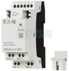 Expansion modul for easyE4, 100-240V AC/DC, 4 inputs, 4 relay outputs, Egyéb termékek, Eaton, Automatizálási termékek, Eaton