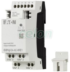 Expansion modul for easyE4, 100-240V AC/DC, 4 inputs, 4 relay outputs, Alte Produse, Eaton, Automatizări, Eaton